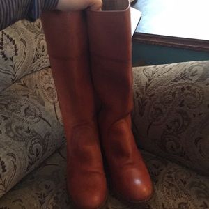 Vintage leather boots